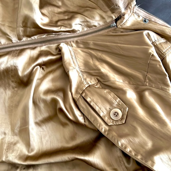 La ROK LUXE silk, cotton and real fur coat - Picture 13 of 13